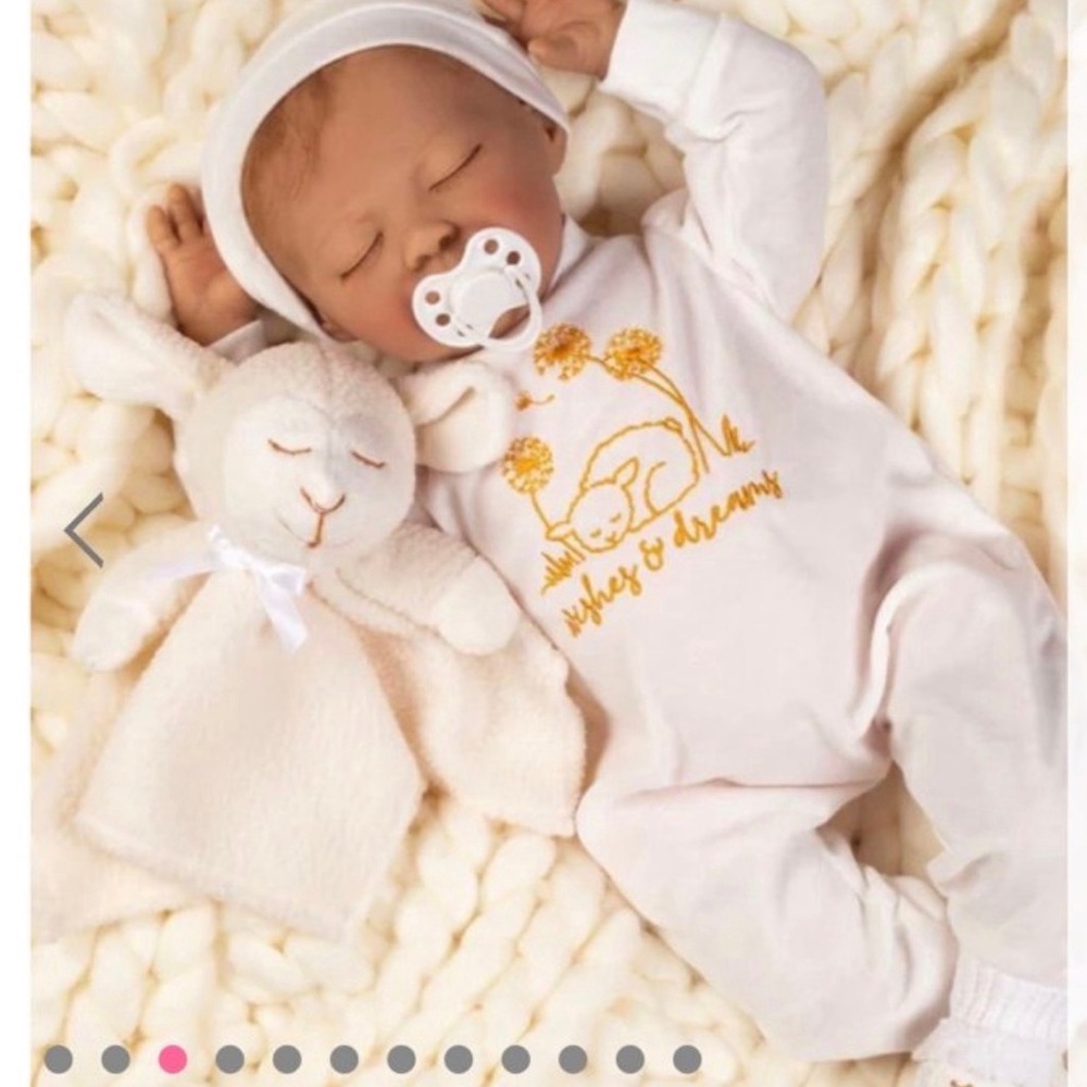 Wishes & Dreams Baby Doll with Pacifier and Plush Toy NWT